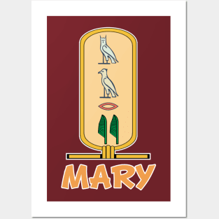 MARY-American names in hieroglyphic letters,  a Khartouch Posters and Art